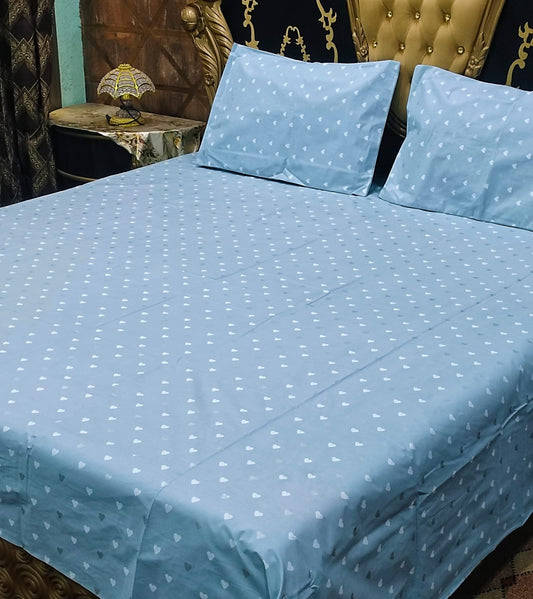 Bed sheet(Sky blue)